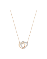 Swarovski Dear Necklace Medium - White/Rose Gold Plating