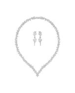 Swarovski Diapason V Set - White/Rhodium Plating