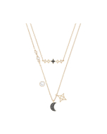 Swarovski Glowing Moon Necklace Set - Multi/Mixed Plating