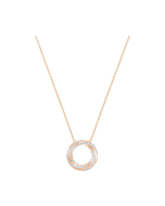 Swarovski Hilt Necklace - White/Rose Gold Plating