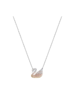 Swarovski Iconic Swan Pendant, Multi-Coloured, Rhodium Plating