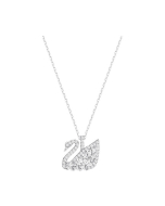 Swarovski Small Swan Lake Pendant - Silver