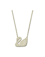 Swarovski Swan Necklace - Gold