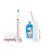 Philips DiamondClean Toothbrush 2019 Edition + AirFloss Pro in Pink Bundle