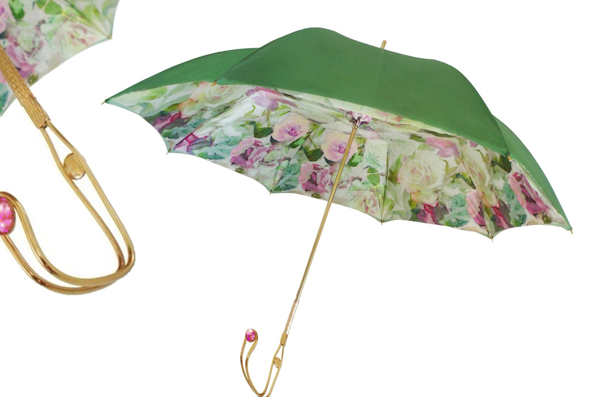 Pasotti Women Beautiful Roses Umbrella 
