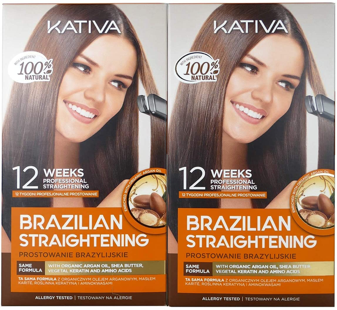 Kativa Brazilian Straightening Kit Duo Pack