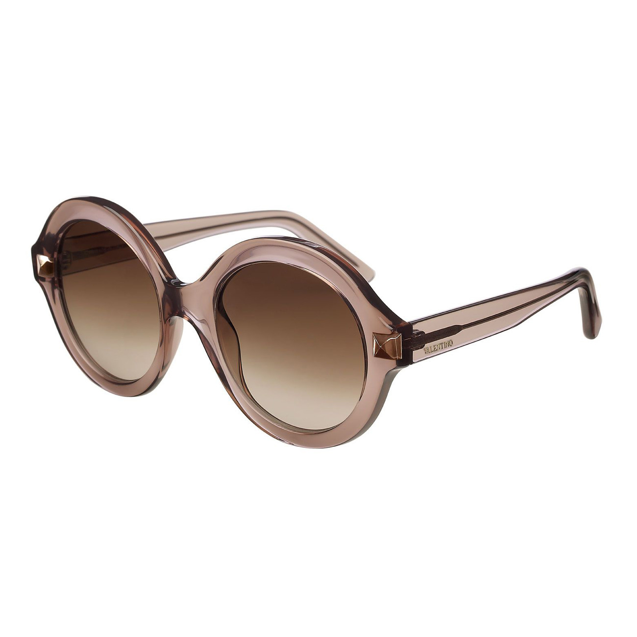 Valentino Women 'Sand Oval' Sunglasses - Beige