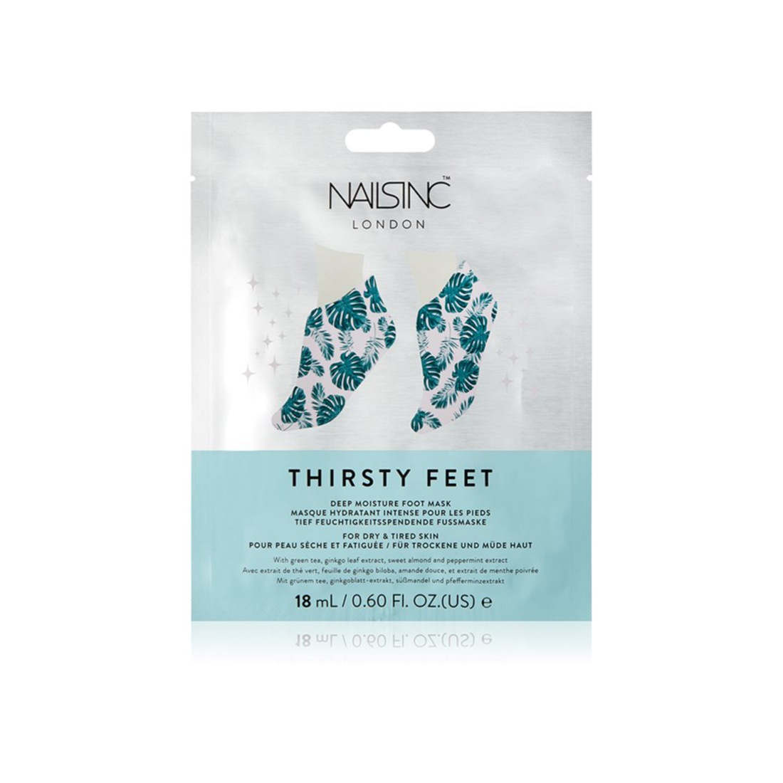 Nails Inc. Thirsty Feet Hydrating Mask For Feet & Legs